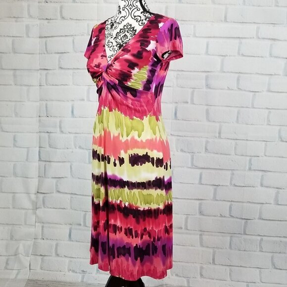 Lily size small short sleeve stretch knit dress - Picture 7 of 8